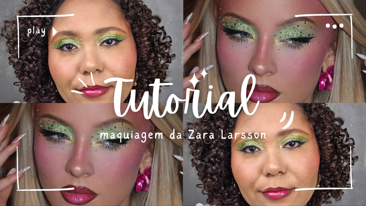 TUTORIAL: MAQUIAGEM DA ZARA LARSSON - Sara Saia TV