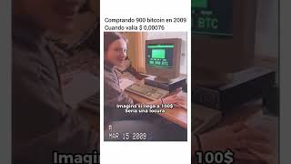 Comprando 900 Bitcoin En 2009 cuando valía $0.00076 #trading #cryptocurrency #bitcoin #dinero