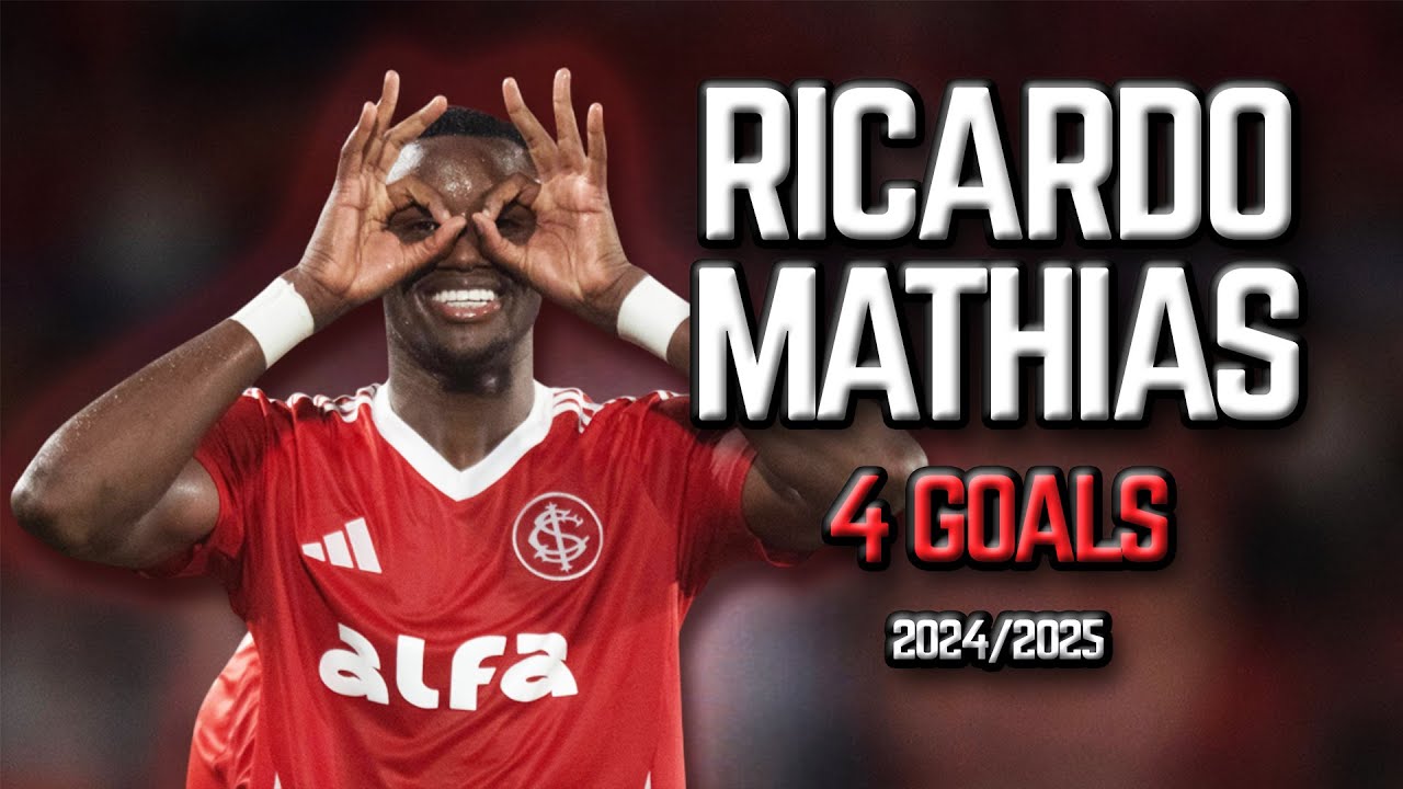 Ricardo Mathias - All 4 Goals for Internacional - 2024/2025