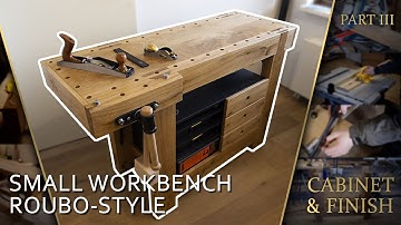 Building a Small Roubo-Style Oak Workbench | Part 3: Cabinet & Finish