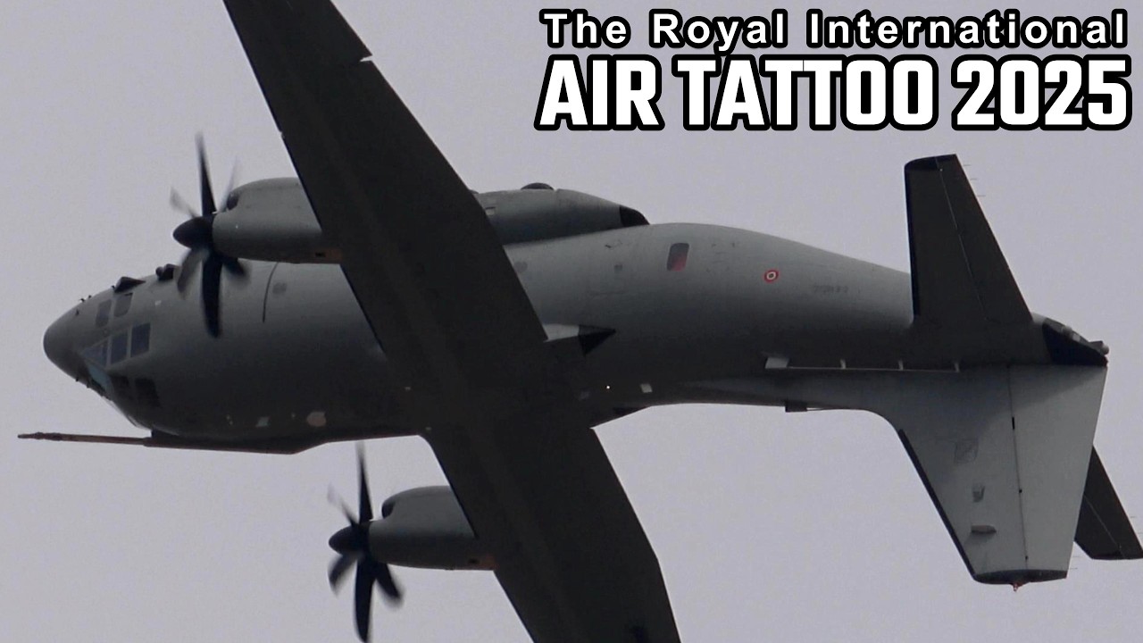 RIAT 2025 C-27J Spartan Italian Air Force The Royal International Air Tattoo