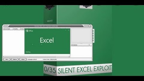 Silent Excel Exploit 2022 | Silent Doc Exploit