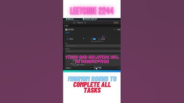 2244. Minimum Rounds to Complete All Tasks | Python | #shorts