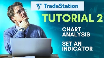 TRADESTATION TUTORIAL 2: set chart on data1 and data2 (Chart Analysis app) and indicator setup