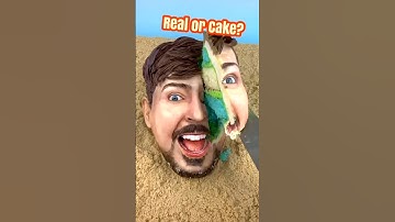 Real or Cake? Cutting Surprise Challenge! 🔥🍰#shorts#shortsfeed #challenge #ai