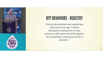 ElixirConf 2018 -- Using Elixir and OTP behaviors to monitor infrastructure - Jeffrey Gillis