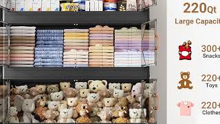 Maximize Your Space with Stackable Storage Bins | Organize Your Home Like a Pro!