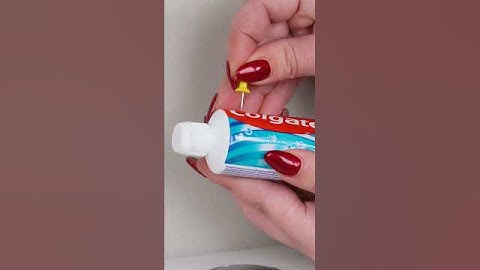 Toothpaste is full of surprises! 🚽💗🫧 #shorts #diy #bathroom #lifehacks