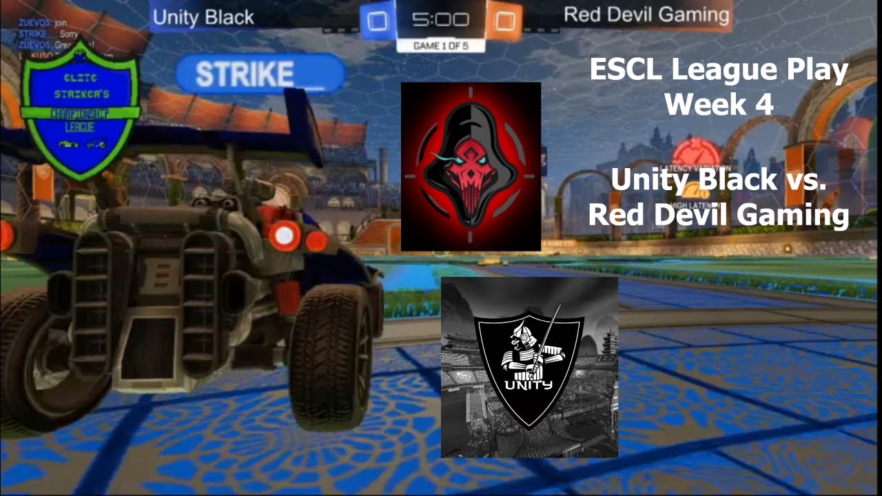 ESCL Season 1 League Play Week 4 | Unity Black vs. Red Devil Gaming ...