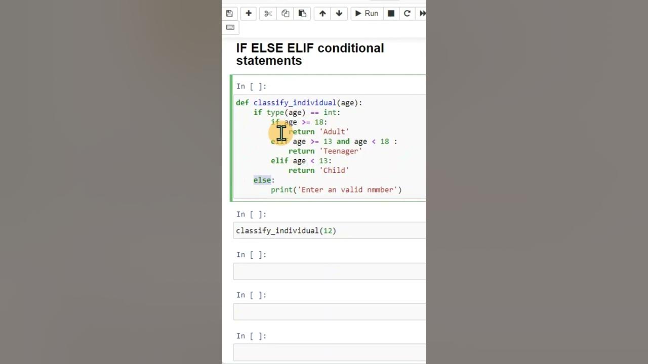 IF ELSE and ELIF Conditional statements in Python - YouTube