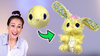 WAS EN ZIE HOE EEN ZIELIGE BAL EEN KONIJNTJE WORDT! - Nieuwe Blossom Bunnies Testen