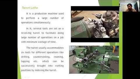 Metrology & Machine Tools : Unit 1 _ Lecture# 10 _Semi automatic & automatic Lathes _NAIDU_NNRESGI