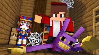 Jax kidnapped Pomni! Will JJ save her? - The Amazing Digital Circus 3D Minecraft Animation