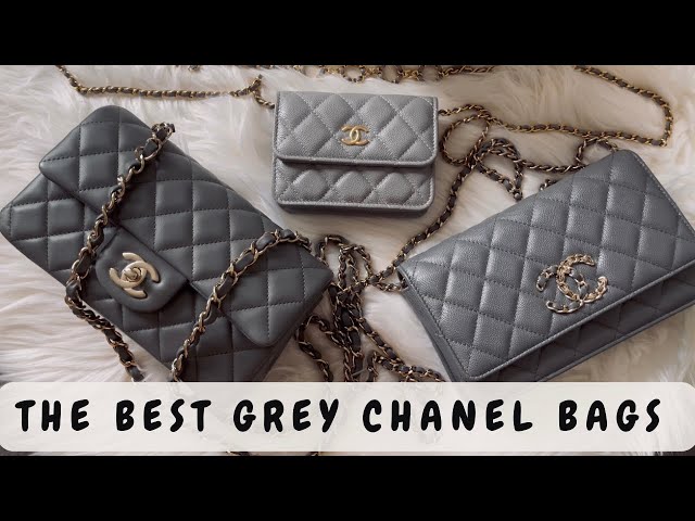 Chanel Medium Flap Grey 20C