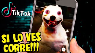 TIKTOK, LA APP MALDITA... VIDEOS DE TERROR para NO DORMIR😨FANTASMAS PERTURBADORES, CORRE! trend 2024