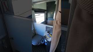 The Canadian VIA Rail Train Sleeper Car Cabin for One Bound for Toronto