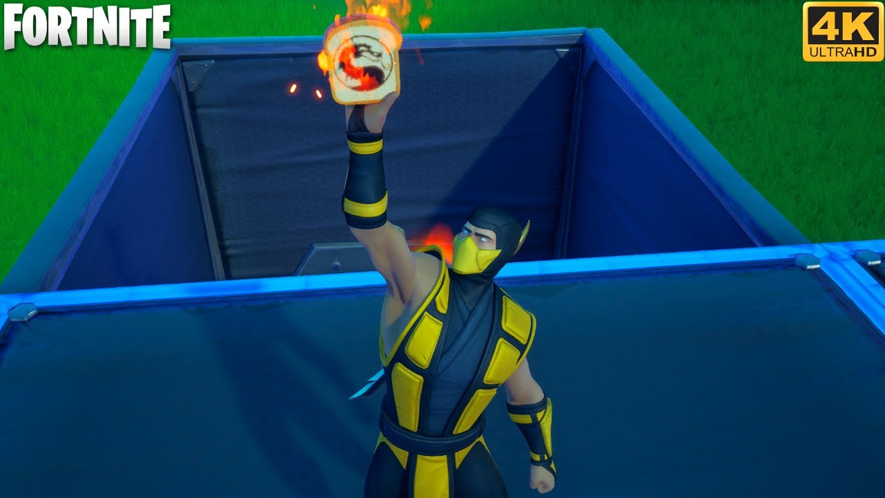 Scorpion MK3 Skin Gameplay - Fortnite Chapter 6 Season 2 (4K 60FPS)