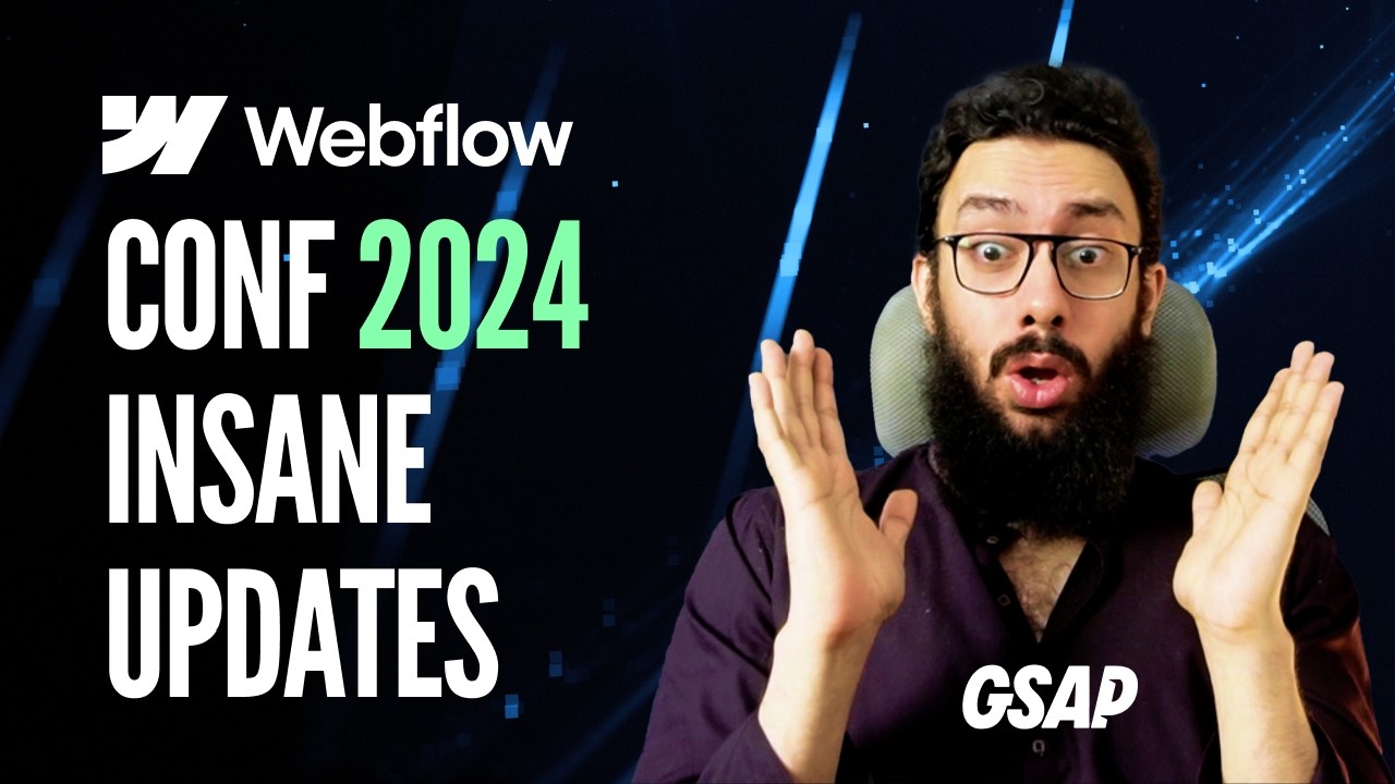 Webflow Conf 2024: Insane Updates! - YouTube