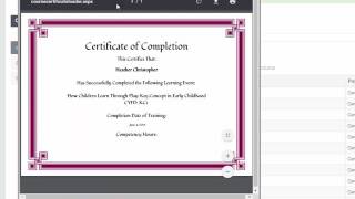 Getting Started - Evaluation and Certificate
