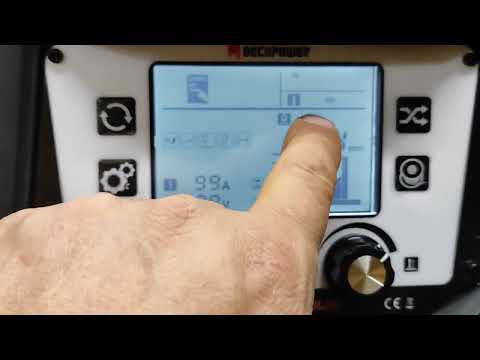 Ultramig 230 Pulse — ekran