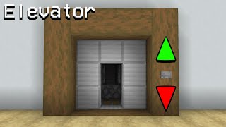 How To Make A Working Elevator Build Hack | Minecraft ASMR