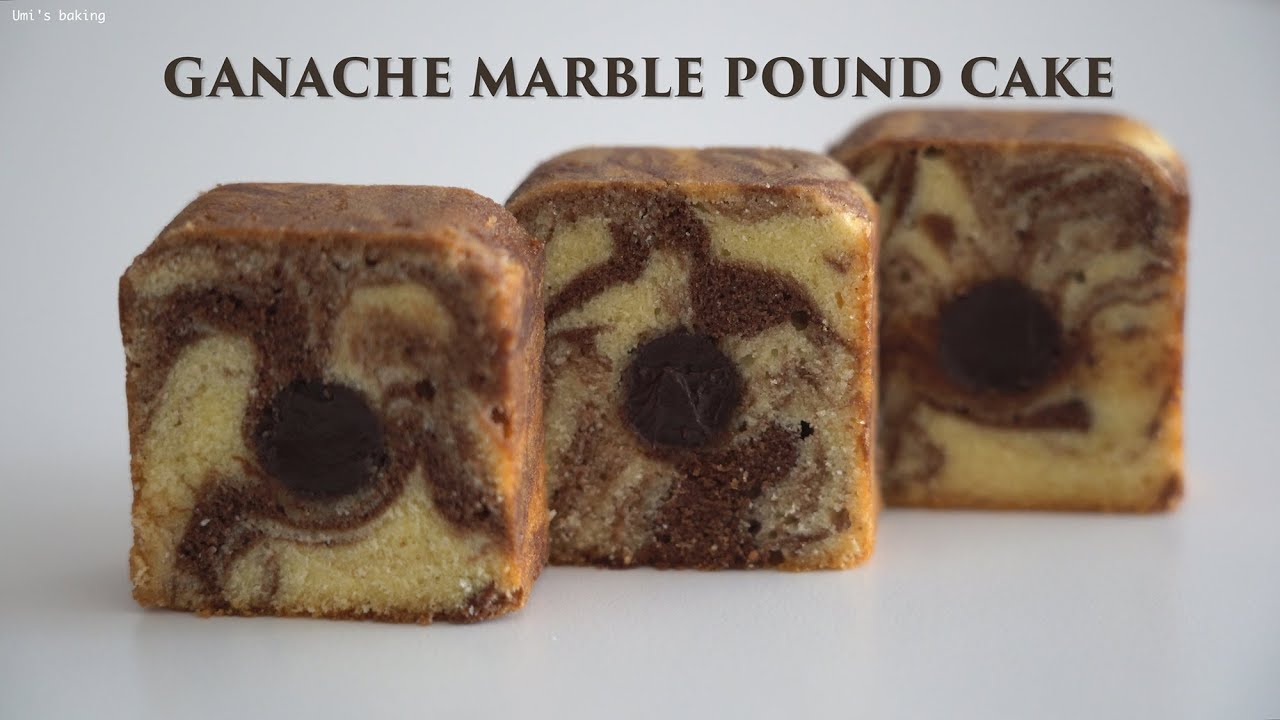 SUB) 가나슈 마블 파운드케이크 만들기 : ganache marble pound cake: 초코파운드케이크 [우미스베이킹:uml's baking]