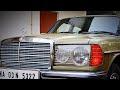 W123 a short ride after complete restoration