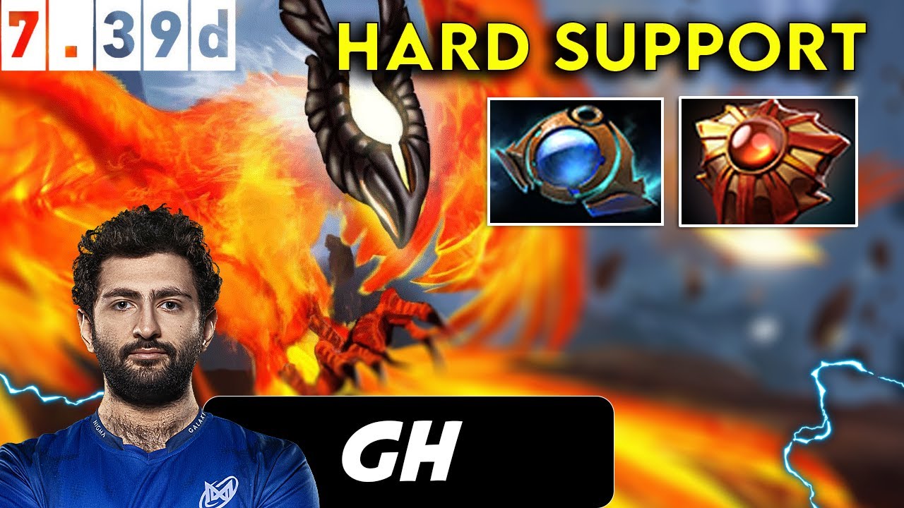 GH Phoenix Hard Support - The International 2025 Dota 2 Patch 7.39d Pro Player Gameplay