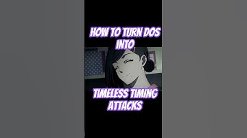 Hacker God Technique: Timeless Timing Attacks #ddos #hacker #ethicalhacking