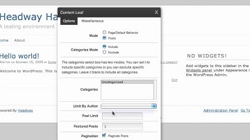How to Use the Headway Content Leaf