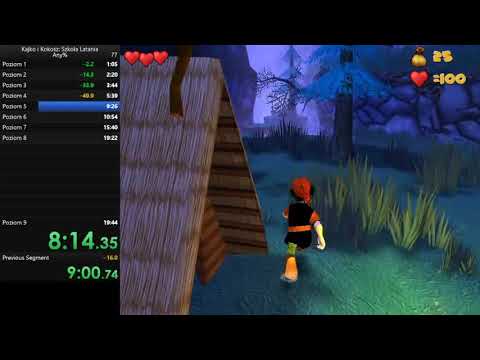 Kajko i Kokosz: Szkoła latania (Knights: Learn to Fly) - speedrun in 18:43 (time without loads)