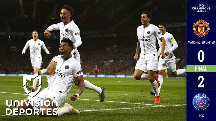 Manchester United 0-2 PSG – GOALS AND SUMMARY – ROUND OF 16 FIRST LEG – UEFA Champions League