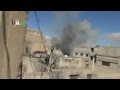 SNN Syria Damascus Rural Warplane Bombards Town Feb 13 2013