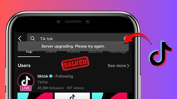 Server Upgrading TikTok Live Problem 2025 / TikTok Server Upgrading Please Try Again