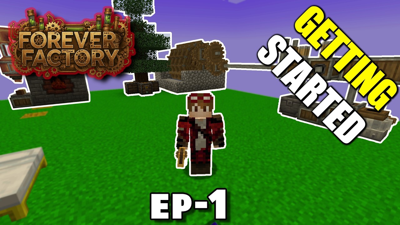 Yeni Seri – En İyi Otomasyon Mod Paketi! | FOREVER FACTORY | Modlu Survival | Bölüm 1