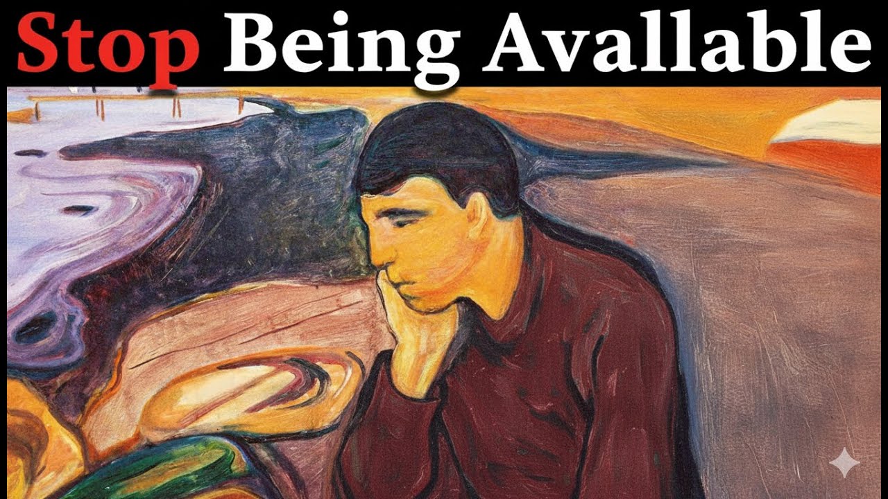 When You Stop Being Available Everything Changes - Carl Jung