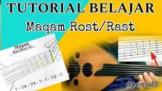 TUTORIAL BELAJAR MAQAM ROST/RAST (G) ||GITAR GAMBUS || PEMULA ||