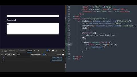 Como fazer um limitador de caracteres HTML CSS & JS