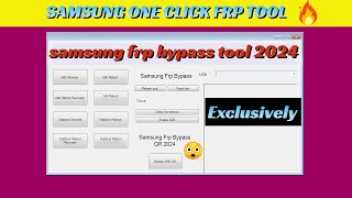 samsung frp enable adb tool | samsung qualcom frp remover | erase frp (samsung) 2024