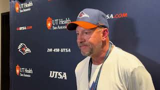 UTSA Head Coach Jeff Traylor Post Practice Interview 9.9.25