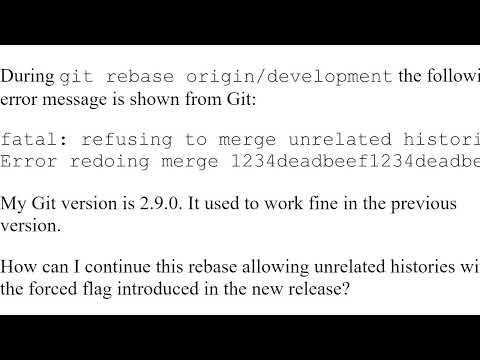 Git refusing to