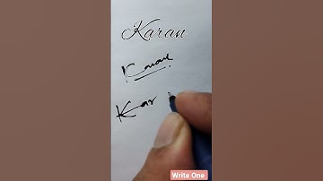 #karan #shorts #signature #ytshorts
