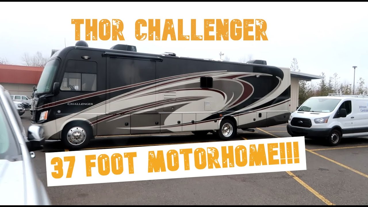 We picked up a HUGE Thor Challenger 37 Foot MOTORHOME!!! - YouTube