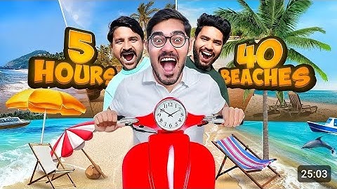 Exploring Goa in 5 Hours Challenge- क्या हम इस चैलेंज को पूरा कर पाएंग. Looser Will Get Mud Bath