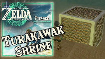 Zelda Tears of the Kingdom - Turakawak Shrine - Stacking a Path Puzzle
