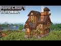 Minecraft  large survival house tutorial how to build