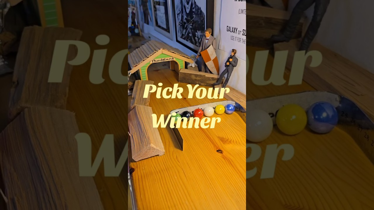 These are so fast, 22mm Marblerace, Pick the Winner