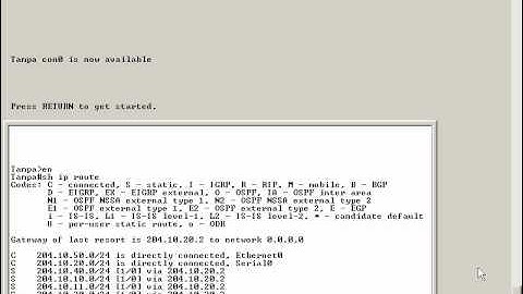 CCNA -Configuring a Default Route on a Cisco Router.avi