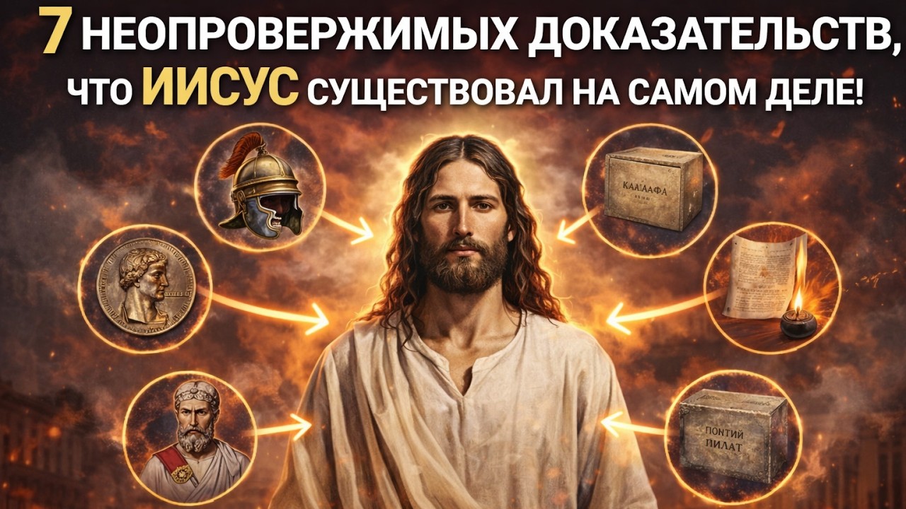 7 НЕОПРОВЕРЖИМЫХ доказательств, что Иисус СУЩЕСТВОВАЛ на самом деле!