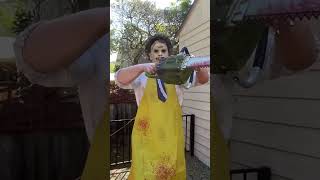 👻Party City Halloween 2023 Jumpscare Texas Chainsaw Massacre Leatherface Halloween Animatronic🎃